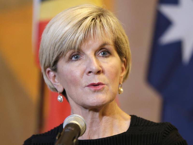 Julie Bishop says she will talk to Aung San Suu Kyi about Rohingya refugees at the ASEAN summit.
