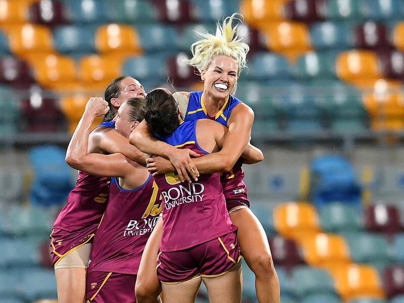 The Brisbane Lions have cruised to victory over Carlton on the AFLW.