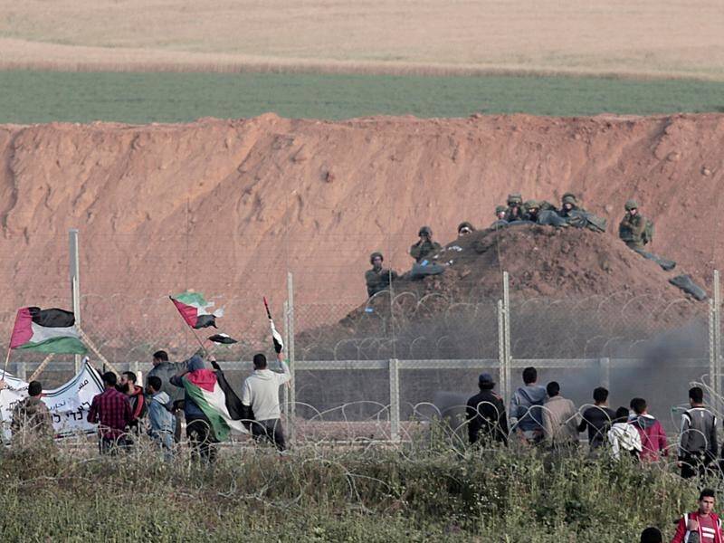 A Palestinian man has died after being wounded by Israeli army fire on the Gaza border.