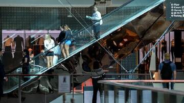 Counsellors are on site to help shoppers after Westfield Bondi Junction re-opened to the public. (Bianca De Marchi/AAP PHOTOS)