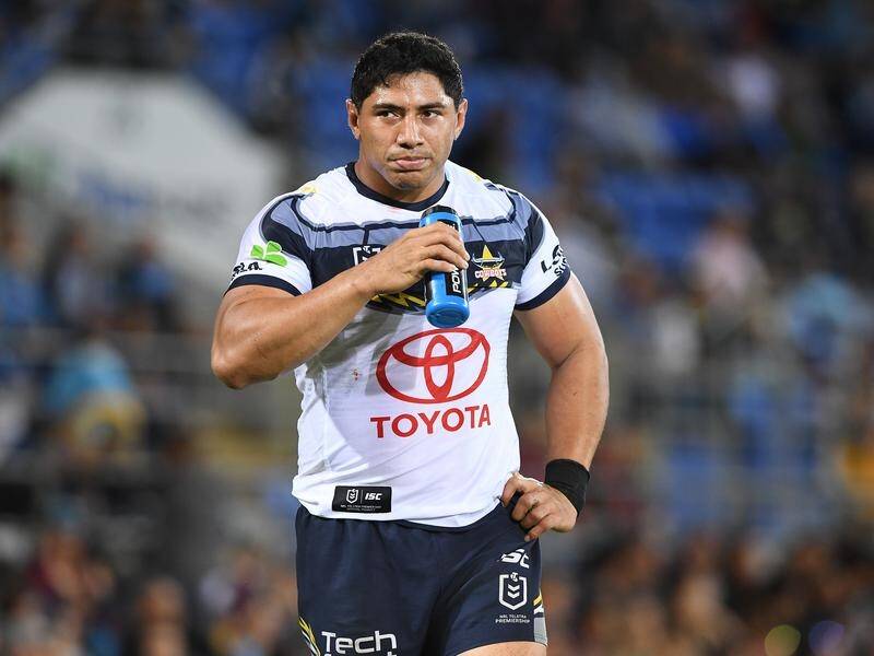 Jason Taumalolo is out of North Queensland's NRL clash with Newcastle because of a foot injury.