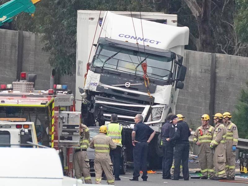 Connect Logistics faces fines of over $5 million after the crash that killed four police officers. (Scott Barbour/AAP PHOTOS)