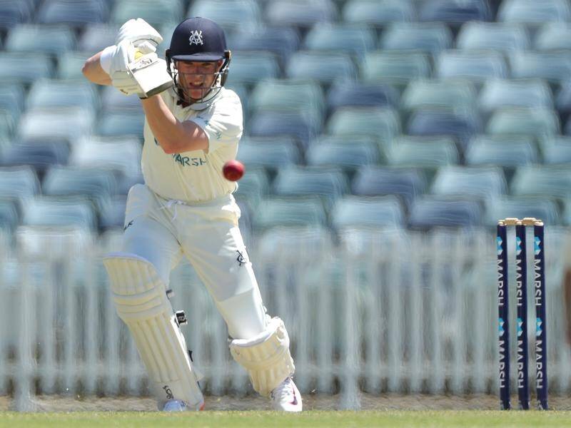 Victorian Test opener Marcus Harris has fallen for 69 on day one of the WA Shield match in Perth.