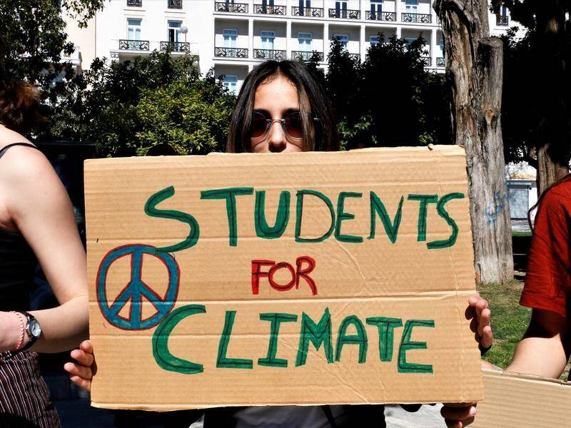 Australian students joined the global school strike calling for action on climate change.