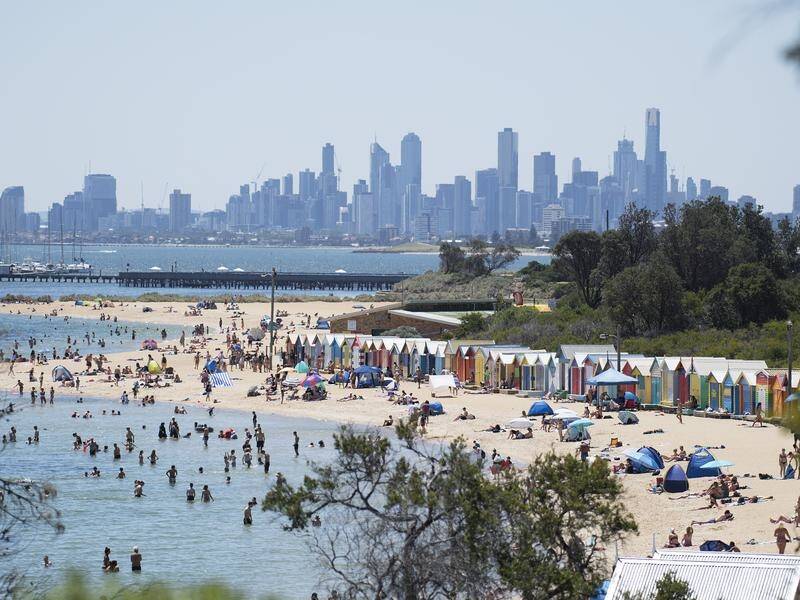 Melburnians have ben treated to mild and sunny weather on Christmas Day.