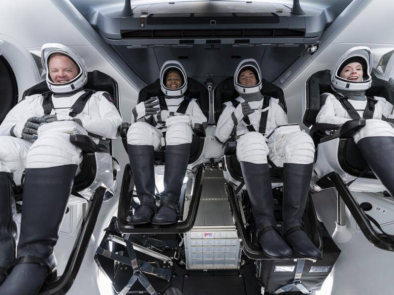 Four passengers on a SpaceX rocket ship seek to be the first all-civilian crew in Earth orbit.