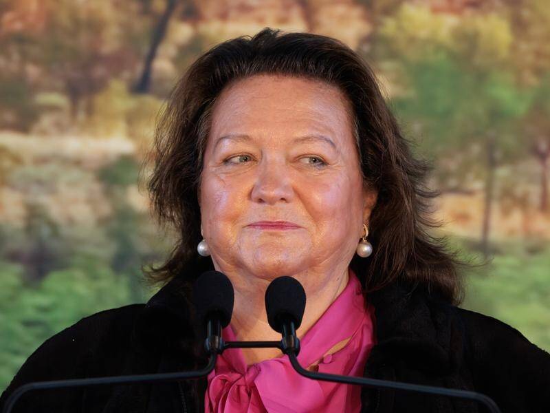 Gina Rinehart is accused of a secret plan to boost her wealth at her children's expense. (Richard Wainwright/AAP PHOTOS)