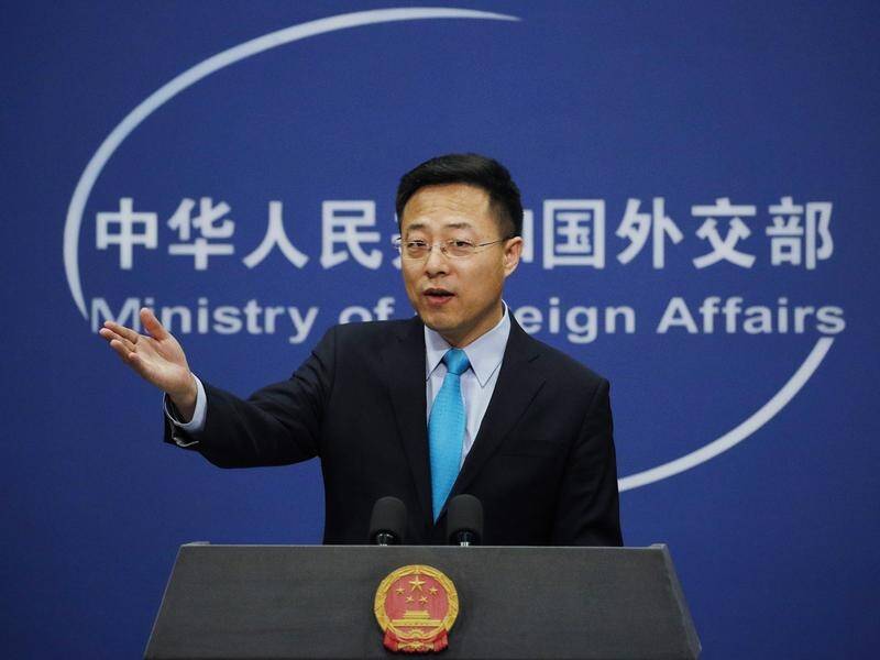 Chinese spokesman Zhao Lijian has accused the US of hypocrisy for selling cruise missiles.
