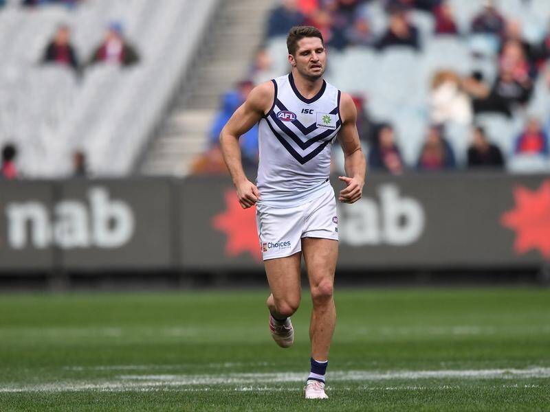 Fremantle have been dealt a blow with key forward Jesse Hogan ruled out for the rest of the season.