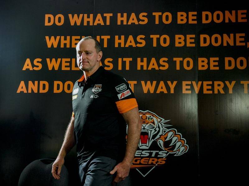 Wests Tigers coach Michael Maguire has a reputation as a hard task master.