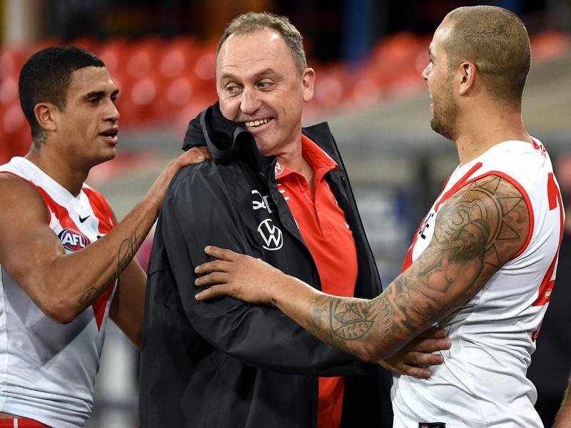 An emotional Sydney coach John Longmire called the come-from-behind win over GWS 'unbelievable'.