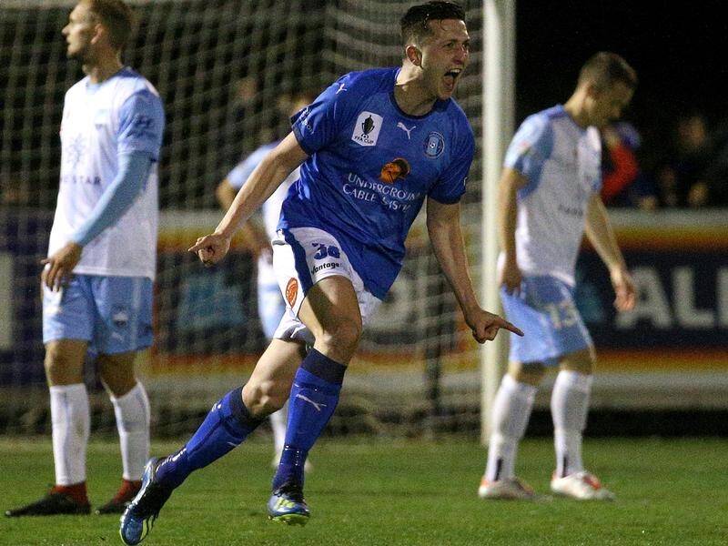 Avondale's Liam Boland has helped push A-League giants Sydney FC to extra-time in the FFA Cup.