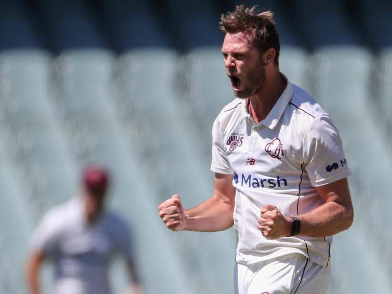 Mark Steketee had match figures of 10-92 in Queensland's Sheffield Shield draw with South Australia.