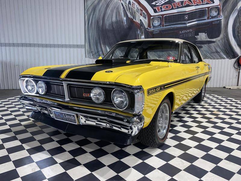 The Yellow Glo Ford GTHO Phase III Falcon sold at auction for $1.3 million.