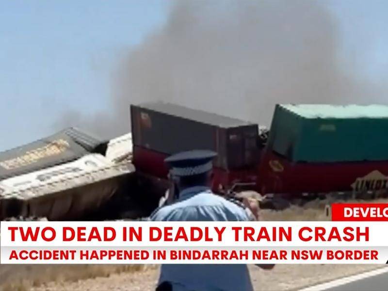 A truck driver has faced a magistrate after a fatal train derailment in regional South Australia. (HANDOUT/7 NEWS)