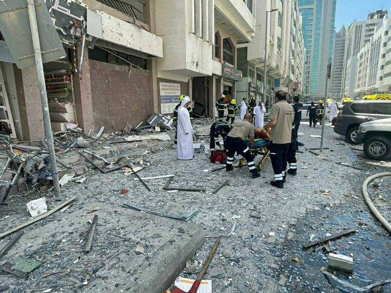 Abu Dhabi police say two people have died after a gas cylinder explosion.