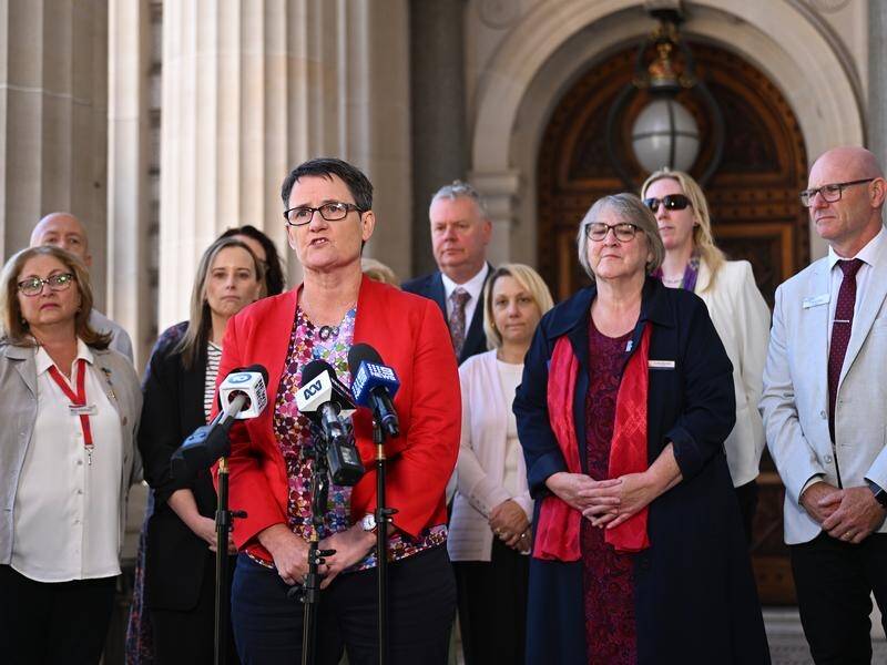 Principals have demanded their schools be funded to 100 pct of the schooling resource standard (SRS) (James Ross/AAP PHOTOS)