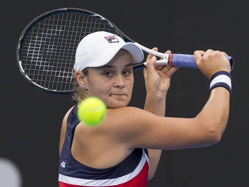 Ashleigh Barty is the leading local hope in the women's draw at the Australian Open.