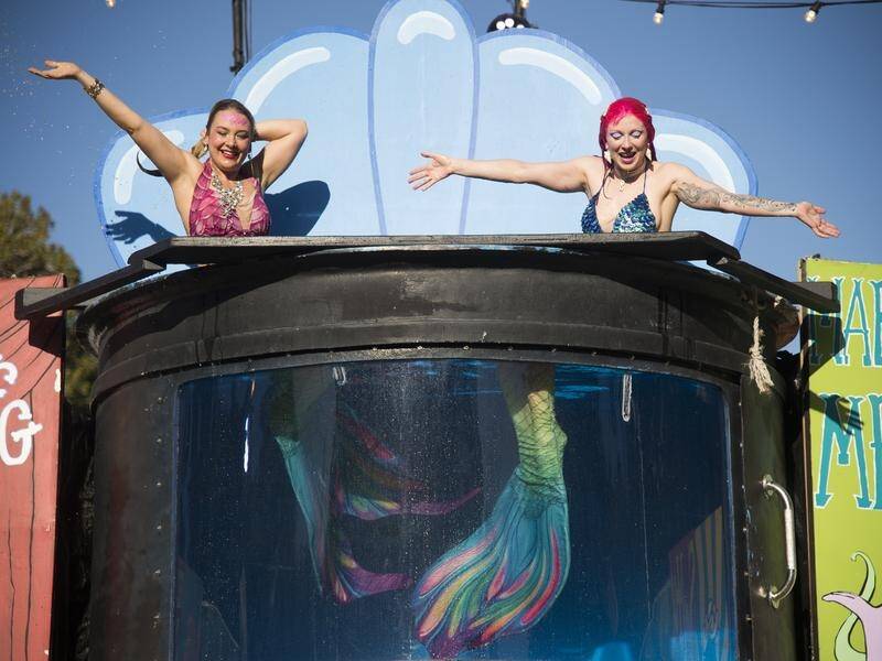 Woodside terminated its remaining sponsorship of Perth's Fringe World Festival in September. (Aaron Bunch/AAP PHOTOS)