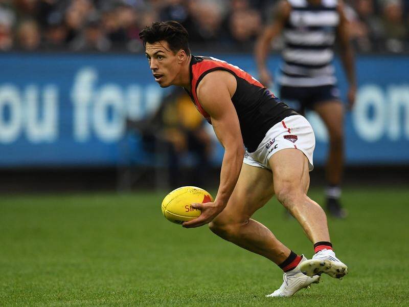Dylan Shiel is one of three key Bombers players to return for the match against Hawthorn.