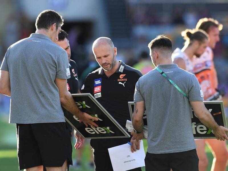 GWS stand-in coach Mark McVeigh is ready to pitch for the role on a permanent basis.