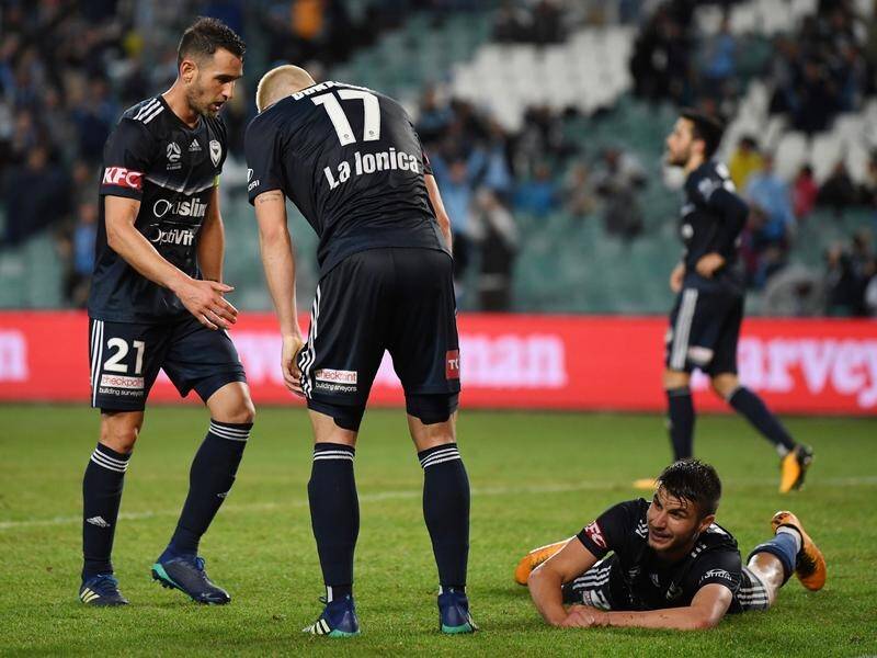 Victory's Terry Antonis scored an own-goal then the winner in a 3-2 semi-final defeat of Sydney FC.