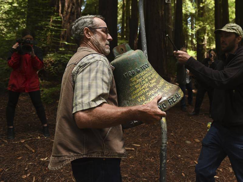 A Northern California university has removed a bell that Native Americans say glorifies racism.