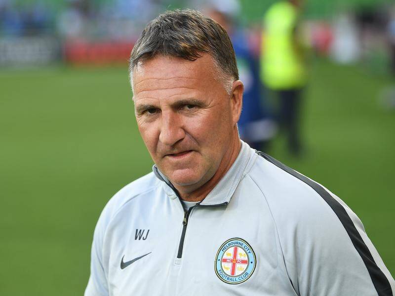 Melbourne City coach Warren Joyce, facing five games in 16 days, is seeking a new A-League striker.