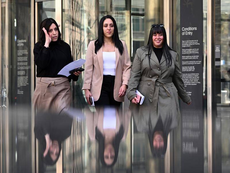 The sentence recognised the harm and pain Malka Leifer caused all the sisters, Elly Sapper (C) said. (Joel Carrett/AAP PHOTOS)
