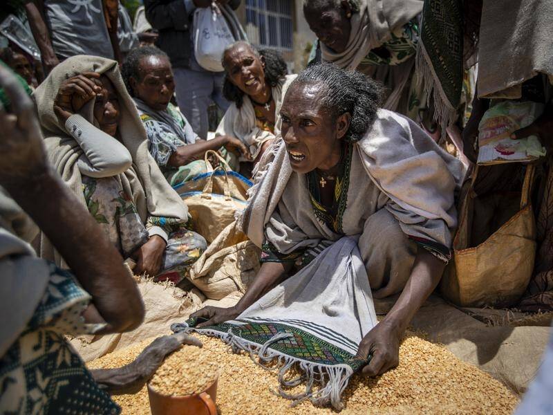 Widespread fighting has led to fears of a famine in Ethiopia's embattled Tigray region.
