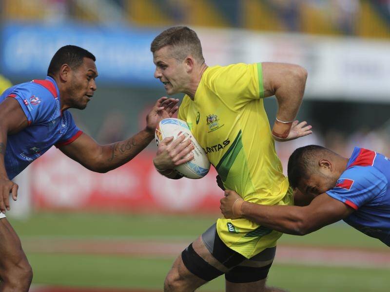 Australia's men have been beaten by Samoa in the quarter-finals of the rugby world sevens in Dubai.