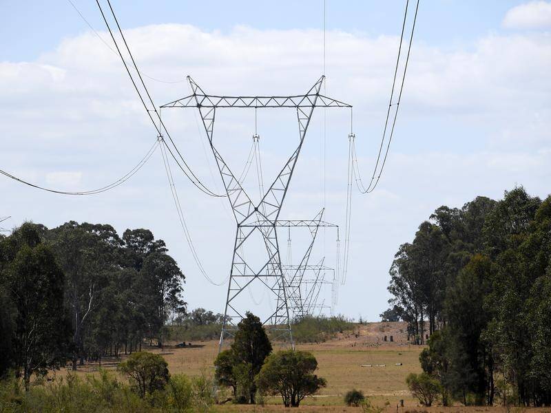 The planned line to connect Victorian and NSW grids has faced resistance from landowners. (Dan Himbrechts/AAP PHOTOS)
