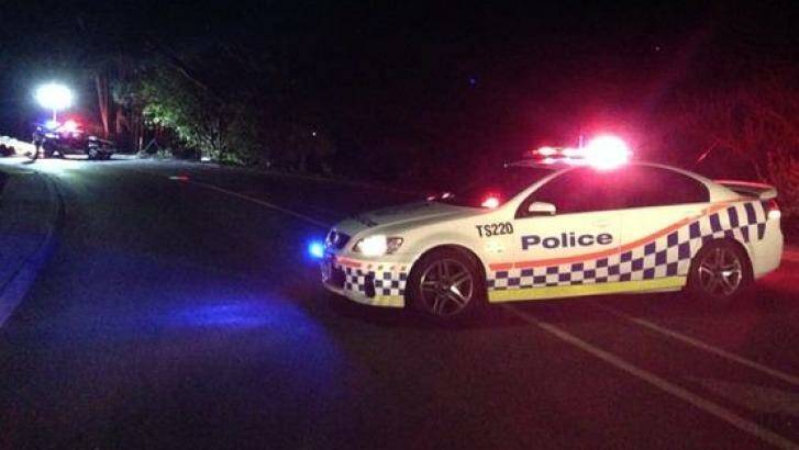 Police have rushed to the scene of a fatal crash in Lesmurdie. Photo: Nathan Brooks, 9 News Perth