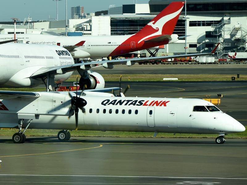 QantasLink and Network Aviation pilots are planning another strike as wage talks remain stalled. (Dean Lewins/AAP PHOTOS)