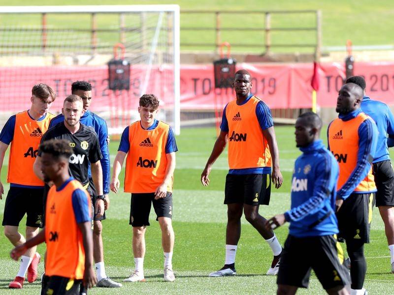 Soccer giants Manchester United are in Perth for friendlies against Perth Glory and Leeds United.