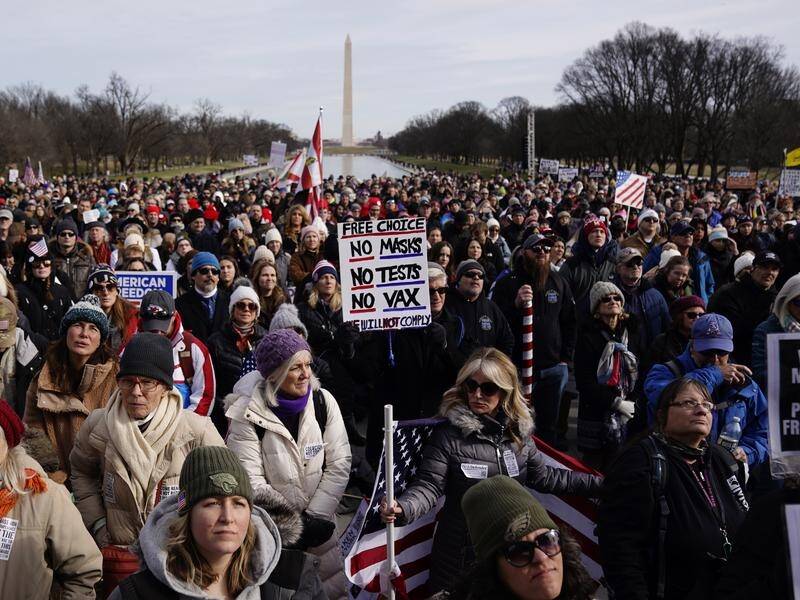 Anti-vaccine activists have marched on Washington DC for a 