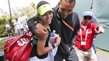 Aussie tennis stars Ajla Tomljanovic and Nick Kyrgios during their two-year relationship.