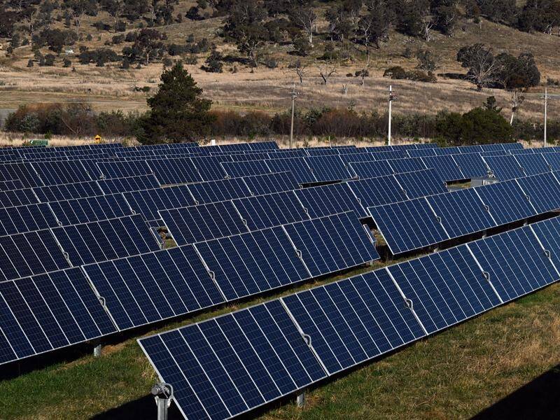 A study has demonstrated the growing enthusiasm for renewable energy in Australia. (Mick Tsikas/AAP PHOTOS)