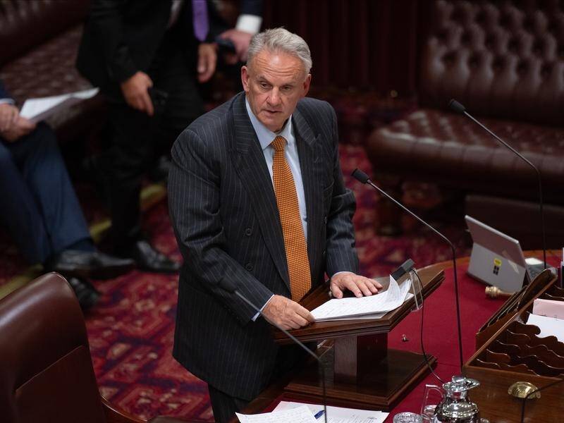 Independent MLC Mark Latham was among those to oppose the disallowance bill in the NSW Upper House. (Wolter Peeters/AAP PHOTOS)