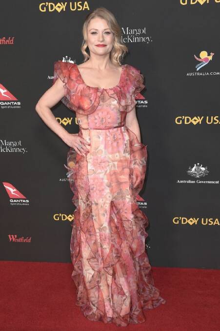 Emilie de Ravin attends the 2018 G'Day USA Los Angeles Gala at the InterContinental Hotel Los Angeles on Saturday, Jan. 27, 2018, in Los Angeles. (Photo by Richard Shotwell/Invision/AP)
