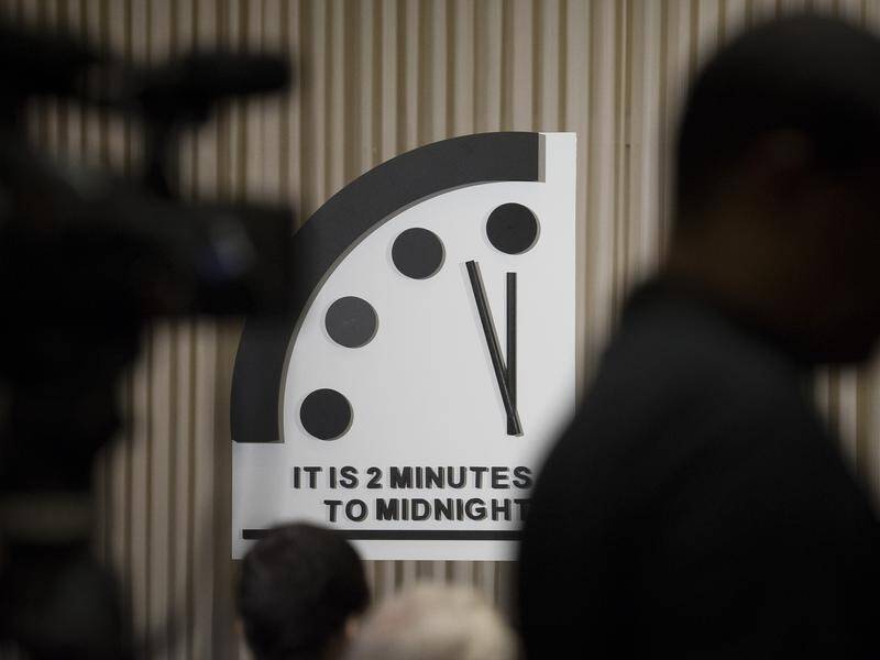 Rachel Bronson of the Bulletin of the Atomic Scientists says the Doomsday Clock remains unchanged.