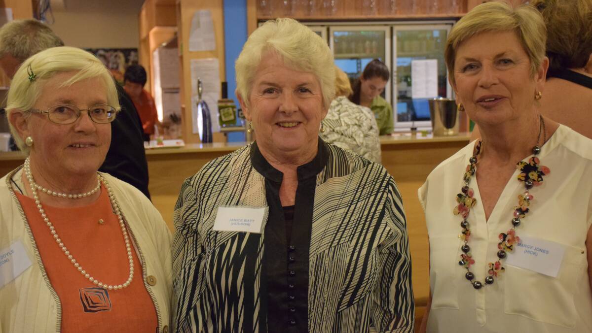 Margaret Doyle, Janice Batt and Margy Jones.