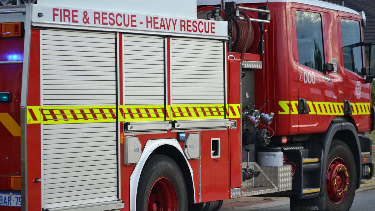 Two unrelated truck crashes in Myalup has left one driver dead and another meat truck gutted by fire and blocking the road overnight.