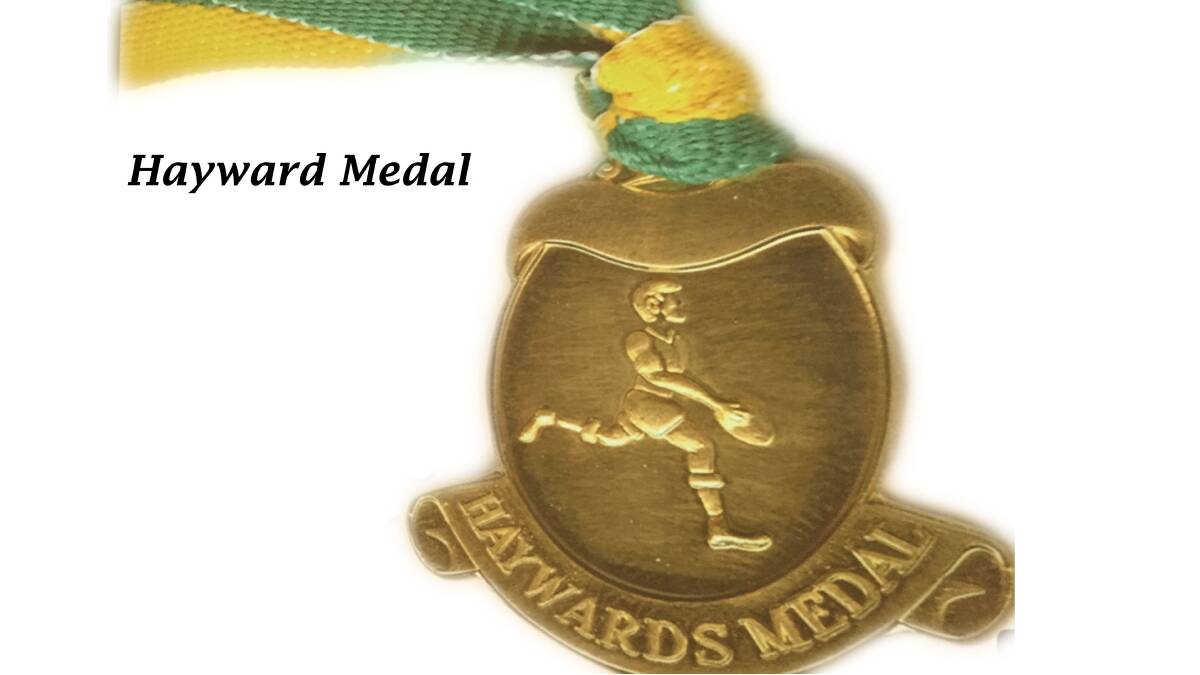 Which South West Football League player will be added to the Hayward Medal honour role tonight? Photo: South Bunbury Football Club