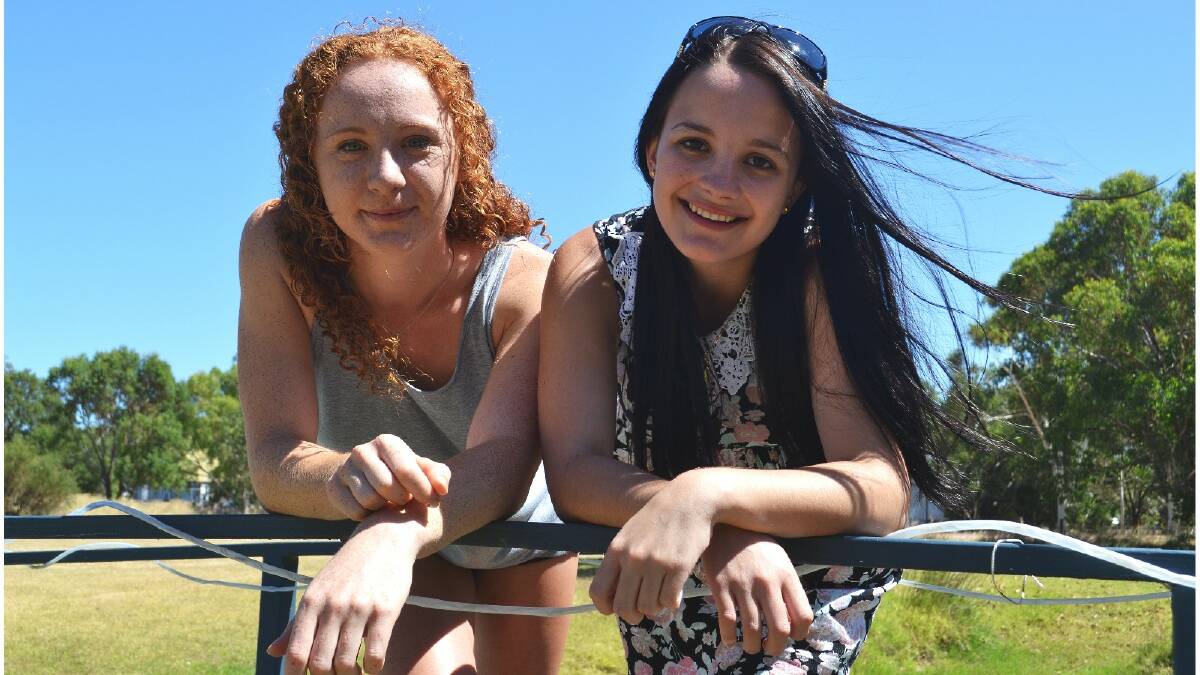 South Yunderup girls Kate Beswick and Kirstyn Wright were awarded for their high WACE results. Photo: Murray Mail.
