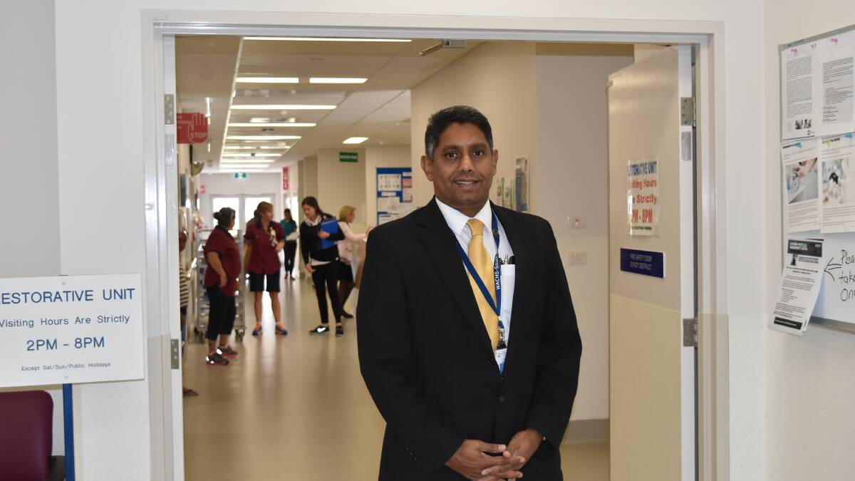 Dr Ramesh Parthasarthy at Bunbury Hospital. 