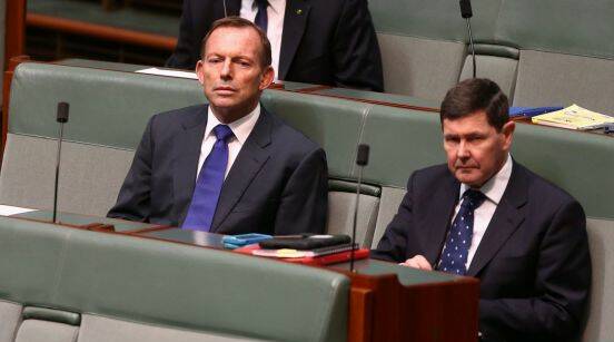 Former Howard and Abbott minister Kevin Andrews in Parliament. Photo: Alex Ellinghausen
