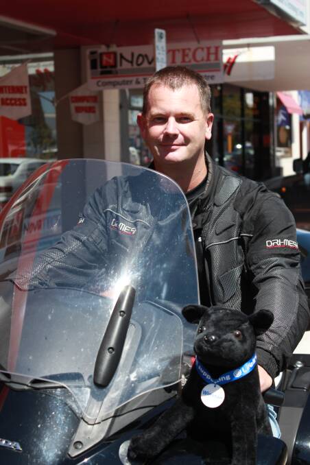 Busselton resident Clayton Gordon urges everyone to get on board the Black Dog Ride.
