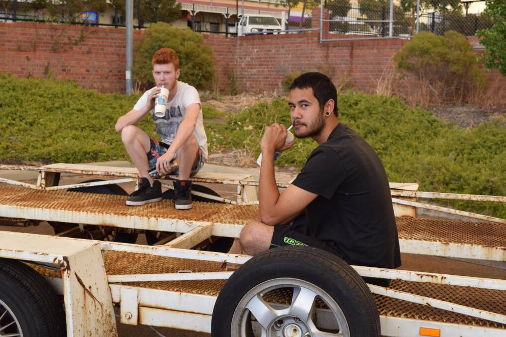 Nathan and Fraser were travelling from Perth to Mumballup to pick up a car when they stopped in Collie.