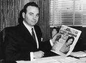 Rupert Murdoch in 1960 when he took over Sydney's Daily Mirror. Picture by Getty Images 